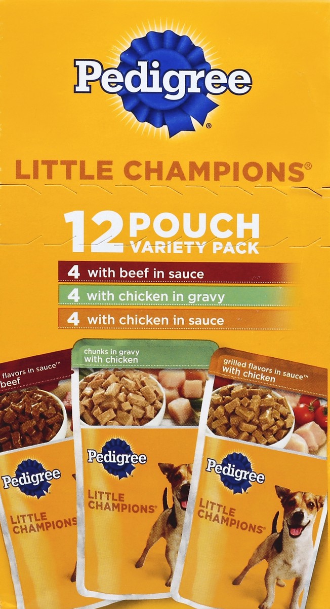 slide 3 of 4, Pedigree Little Champions Variety Pack, 12 ct