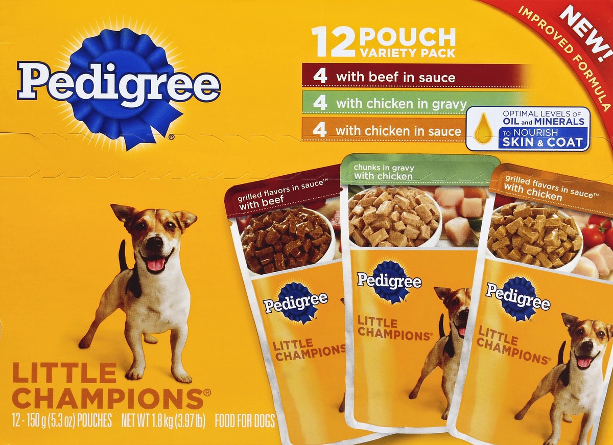 slide 4 of 4, Pedigree Little Champions Variety Pack, 12 ct