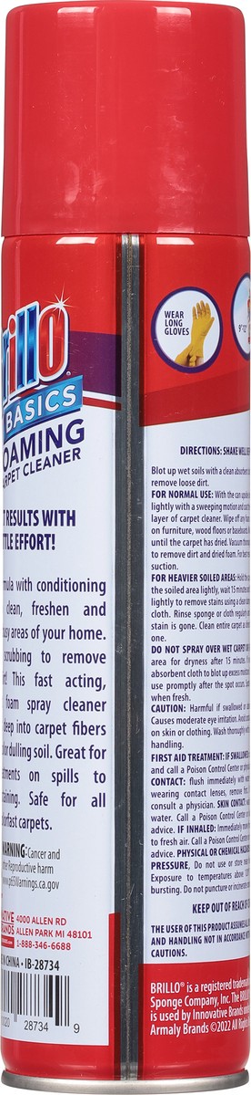 slide 5 of 9, Brillo Carpet Cleaner, 9 oz