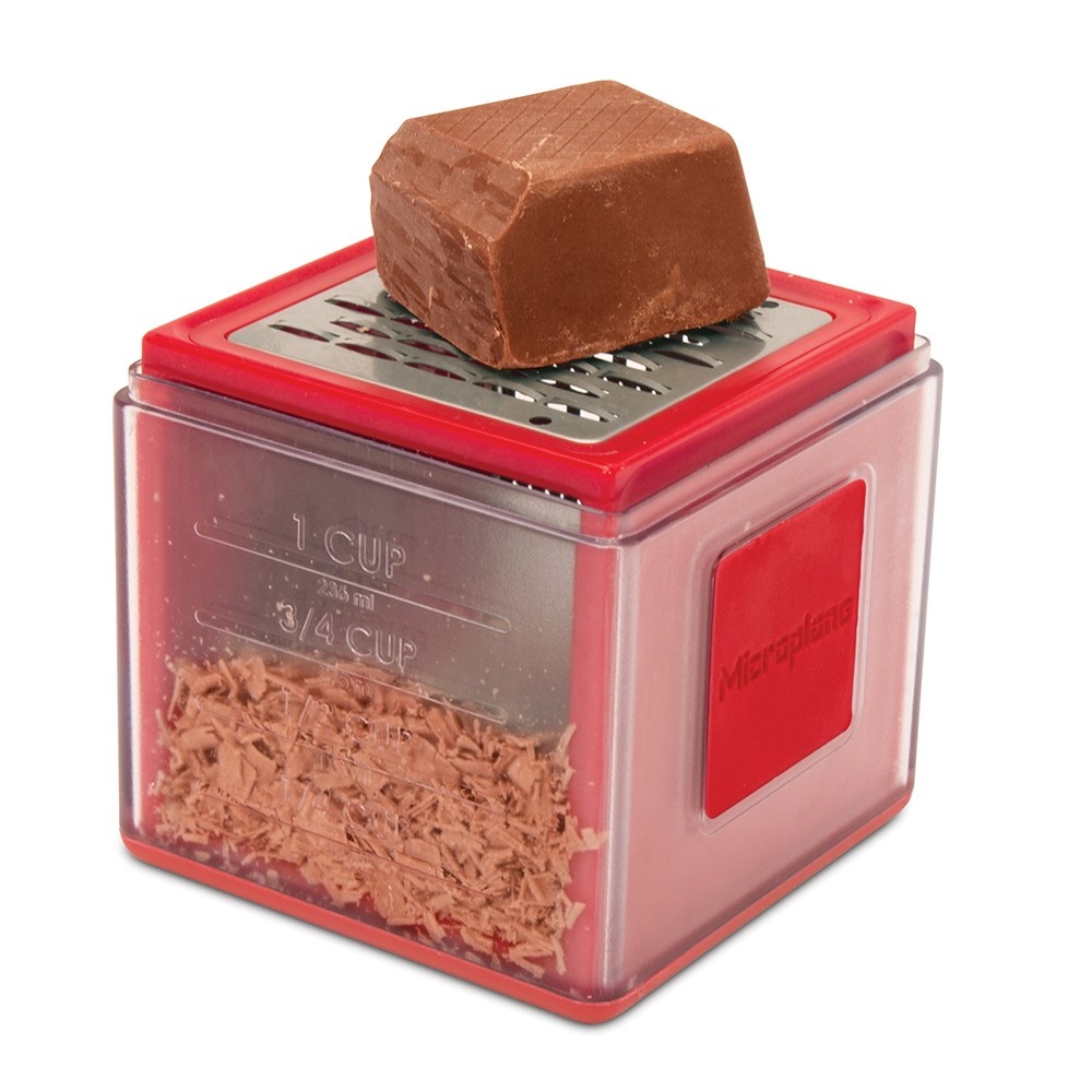 slide 3 of 7, Microplane Box Grater Red, 1 ct