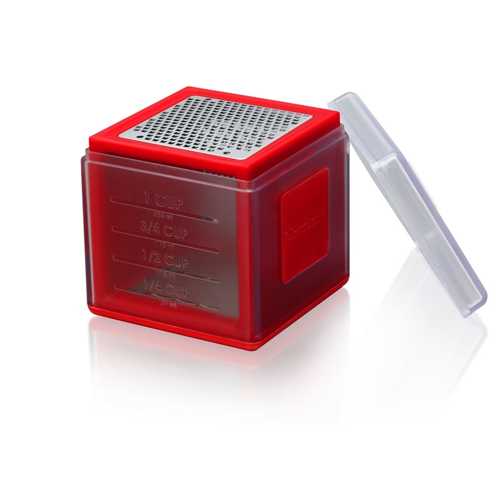 slide 7 of 7, Microplane Box Grater Red, 1 ct