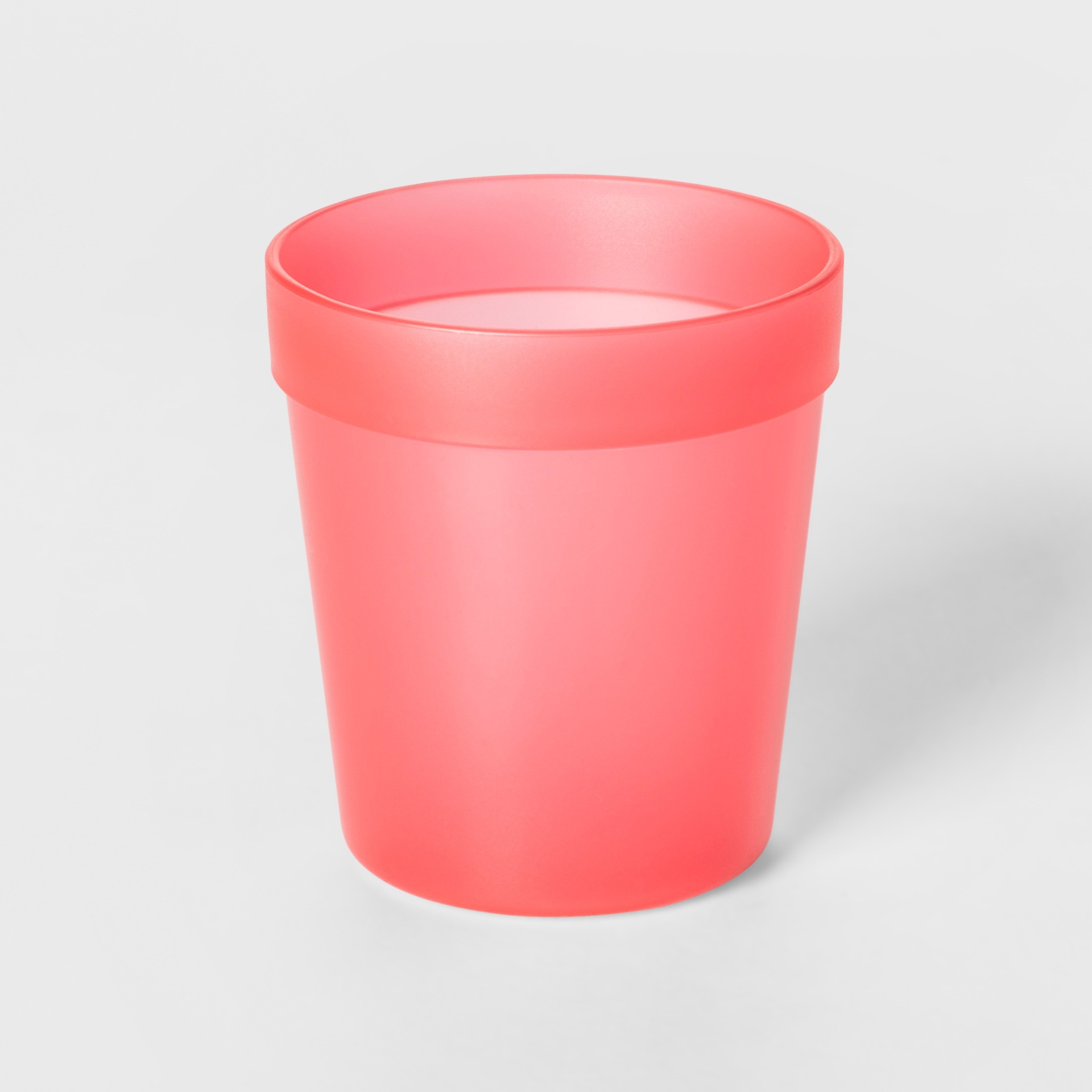 slide 1 of 2, 8oz Plastic Kids Short Tumbler Pink - Pillowfort, 8 oz