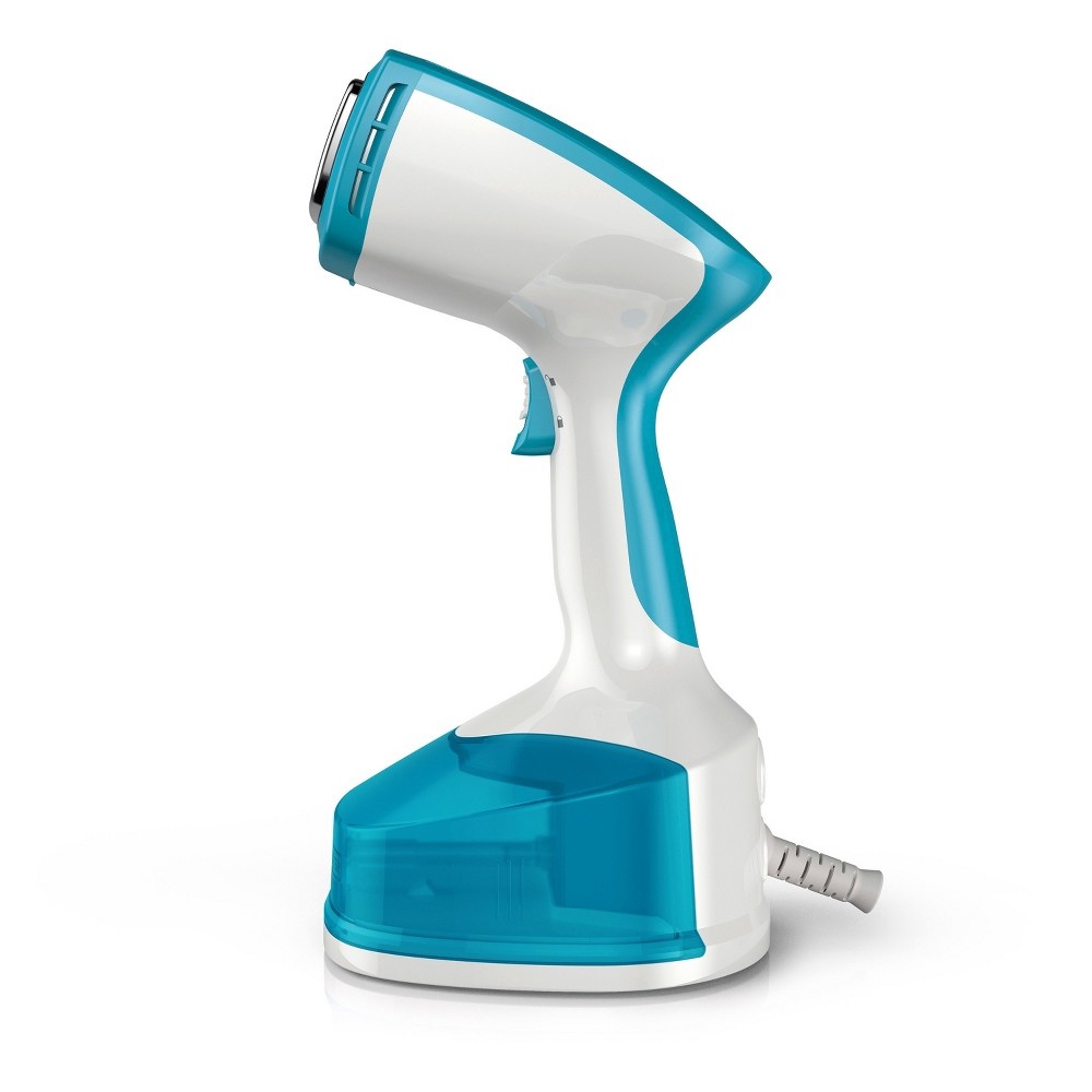 slide 5 of 11, BLACK+DECKER Garment Steamer White Teal, 1 ct