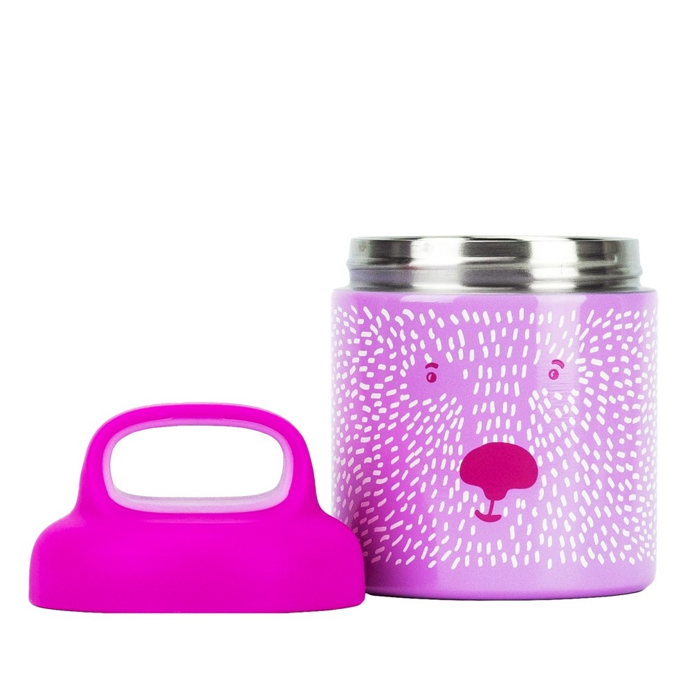 slide 3 of 4, Reduce Stainless Steel Critter Food Jar Pink, 10 oz