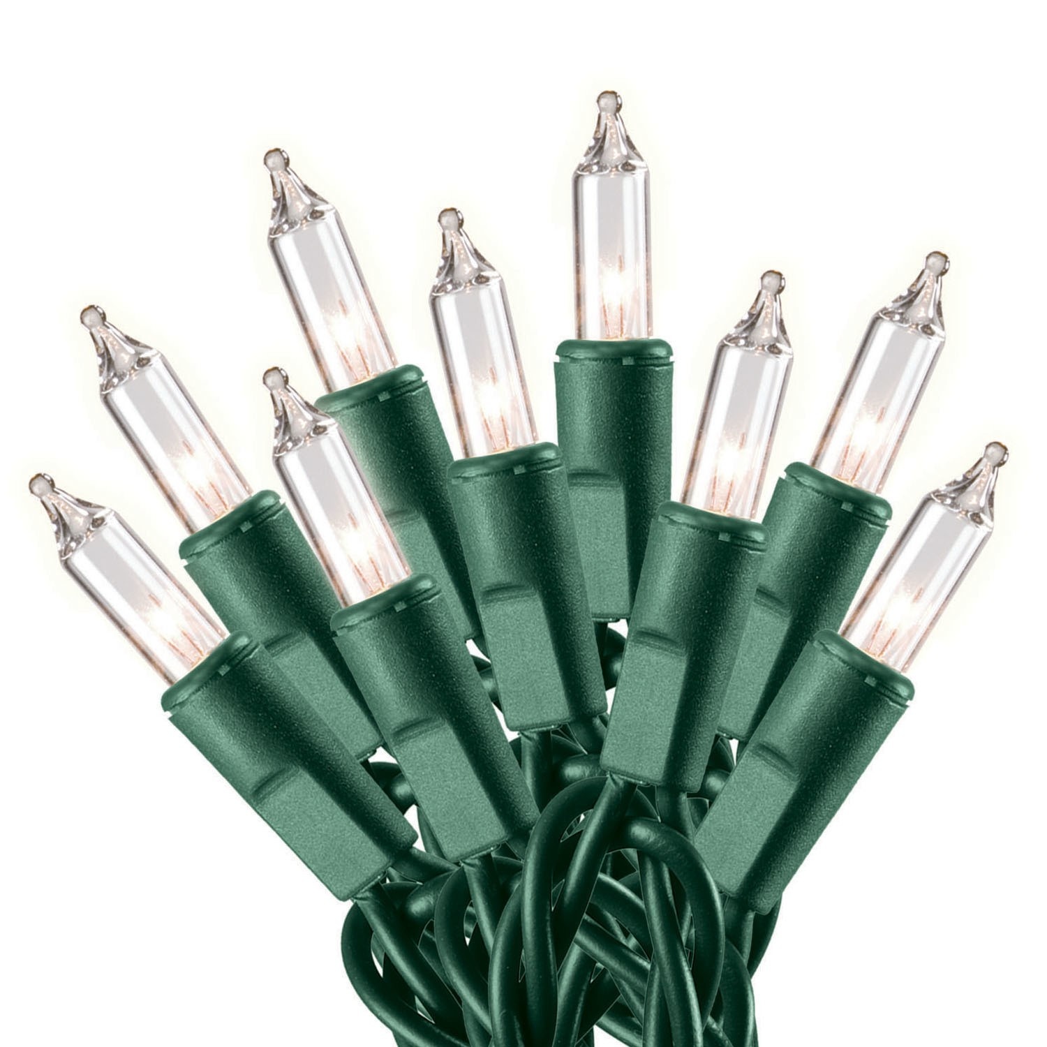 slide 1 of 1, Christmas String Lights Dark Green - Room Essentials, 1 ct