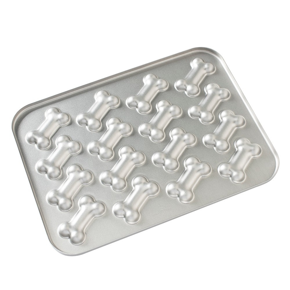 slide 1 of 5, Nordic Ware Dog Treat Pan Silver, 1 ct