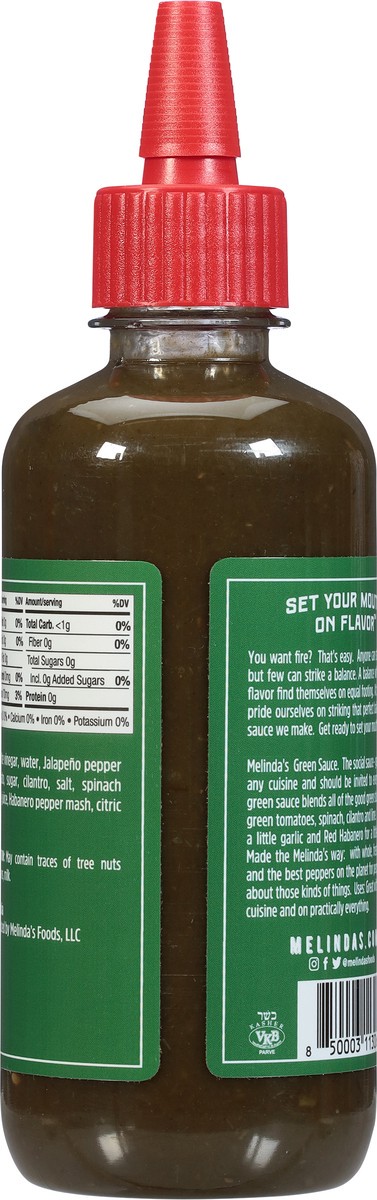 slide 9 of 9, Melinda's Green Sauce, 12 oz