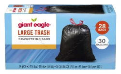 Giant Eagle Large Drawstring Trash Bags