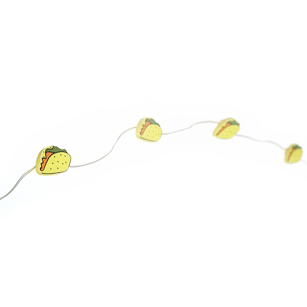 slide 1 of 6, Room Essentials Fairy LED Tacos String Lights Yellow, 1 ct