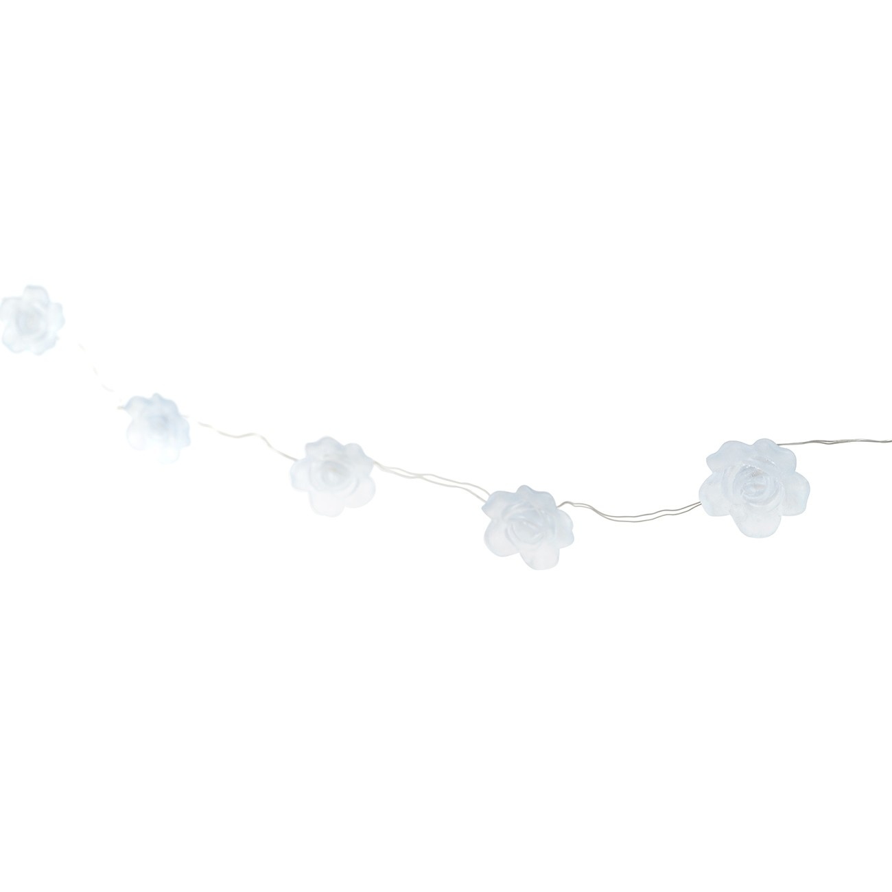 slide 1 of 8, Room Essentials Fairy LED Flower String Lights White, 1 ct