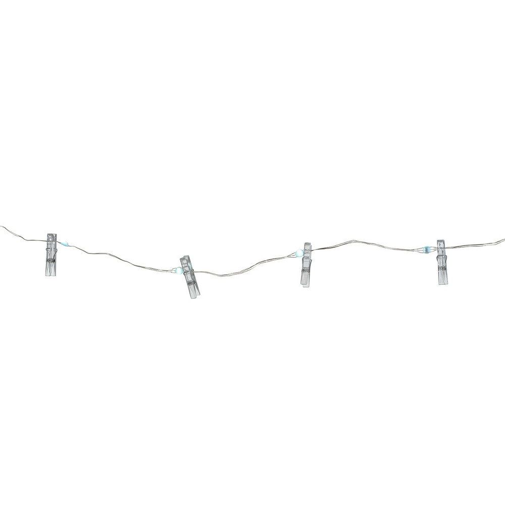 slide 8 of 8, Room Essentials Fairy Color Changing with Photo Clips String Lights- White, 1 ct