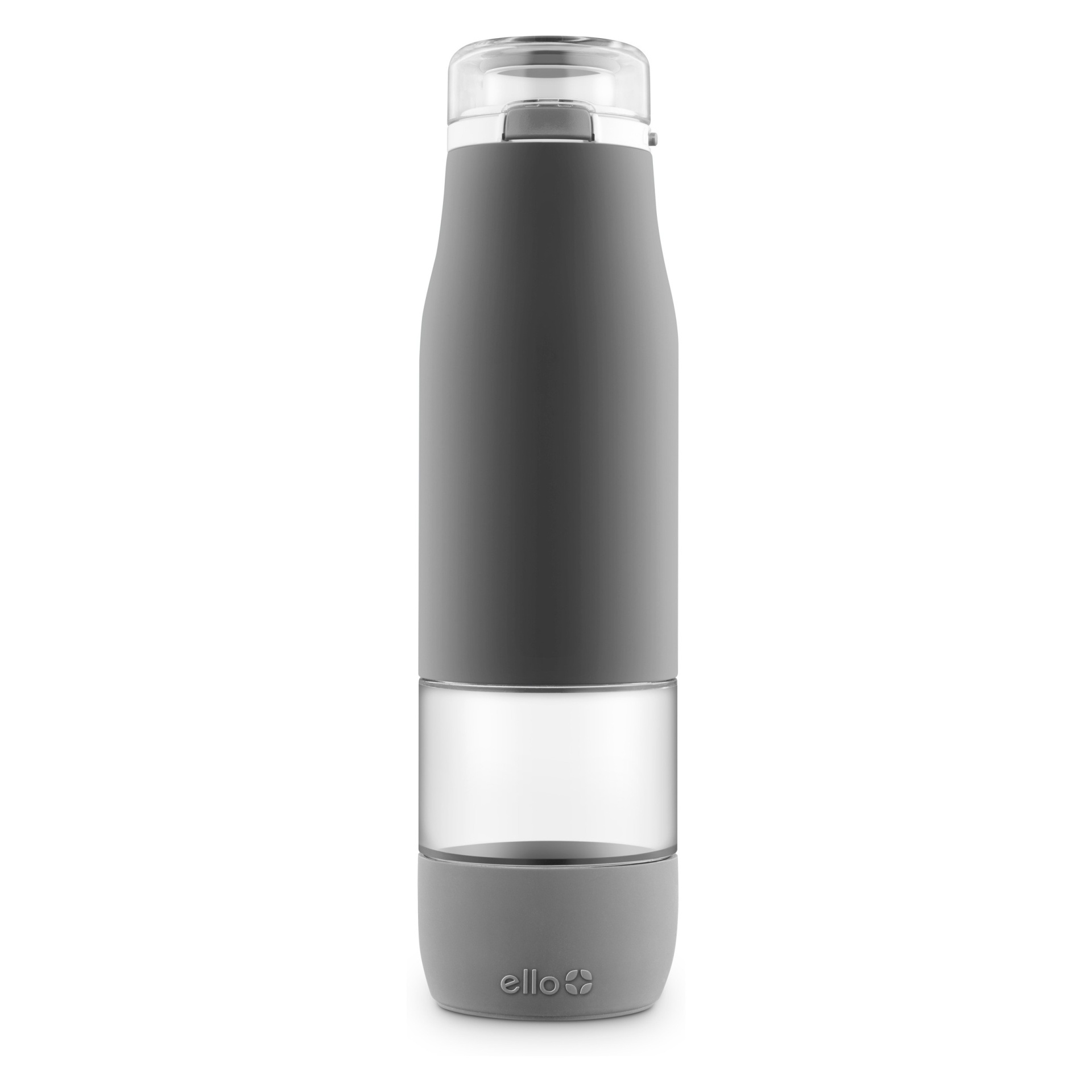 Ello Aura 24oz Glass Hydration Bottle Gray 1 ct