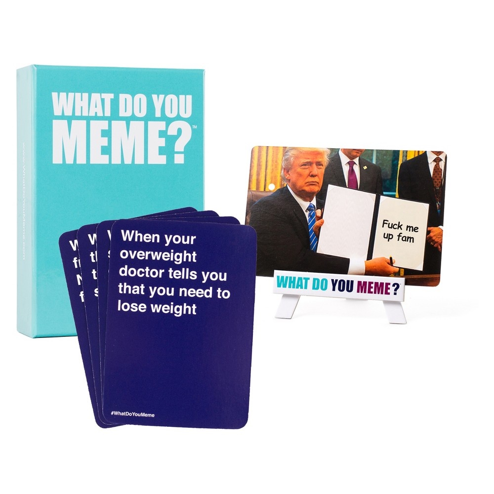 slide 3 of 5, What Do You Meme? Card Game, 1 ct