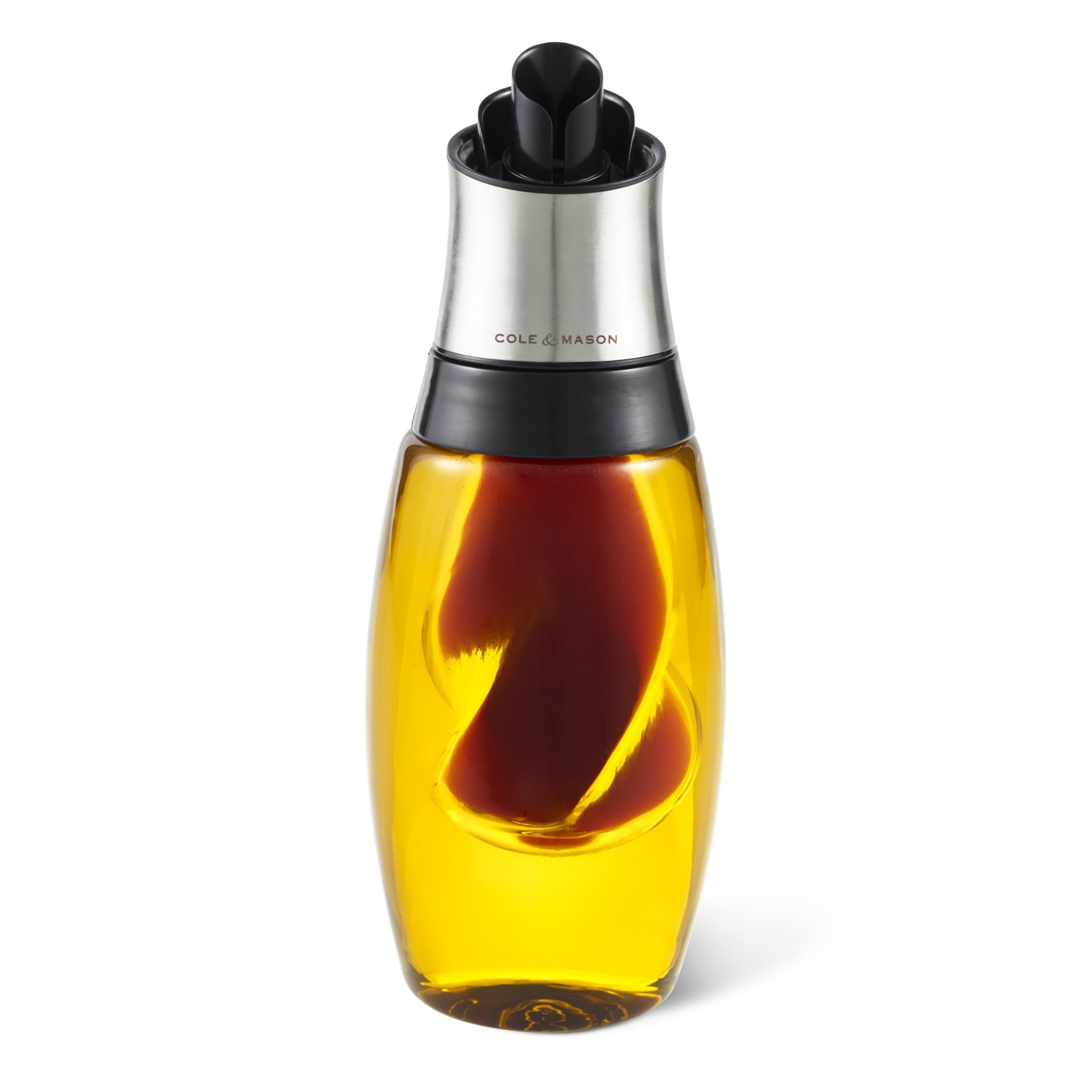 slide 1 of 8, Cole & Mason Duo Oil and Vinegar Pourer, 172.28 oz