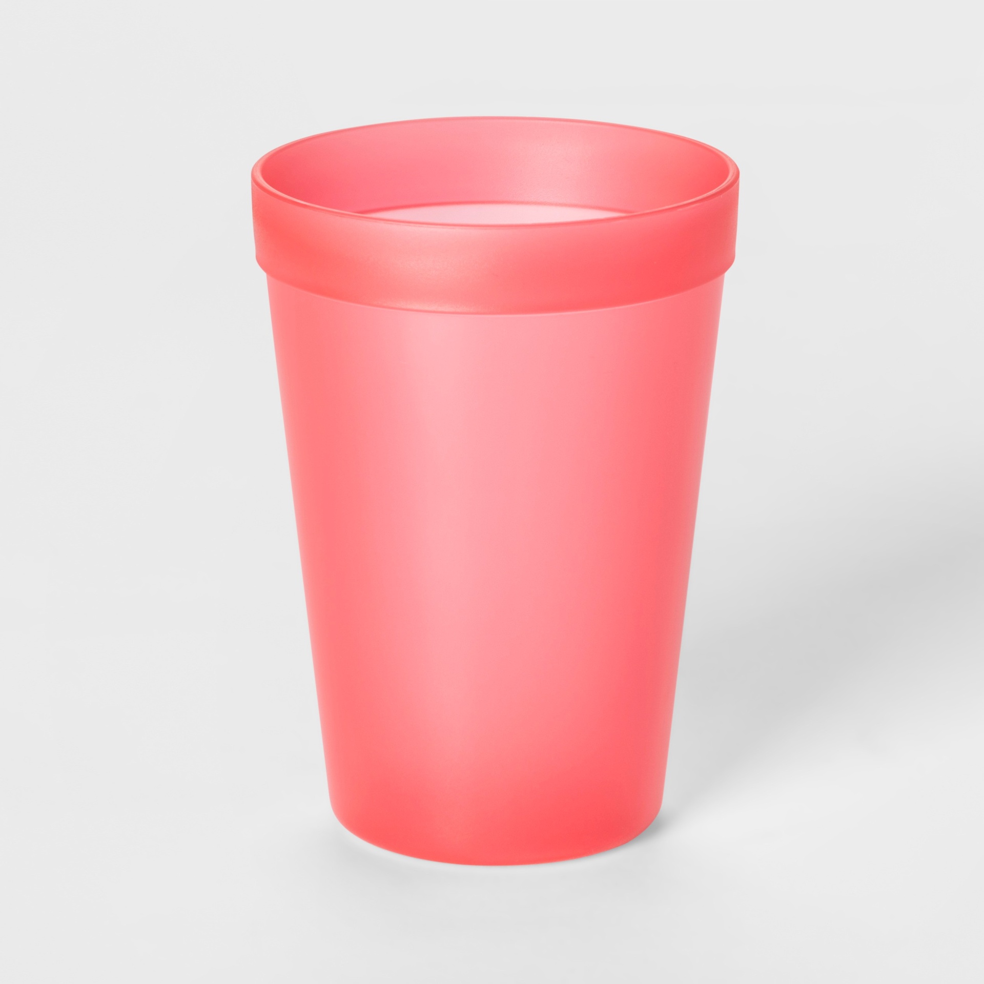 slide 1 of 2, 13.5oz Plastic Kids Tall Tumbler Pink - Pillowfort, 13.5 oz