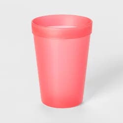 13.5oz Plastic Kids Tall Tumbler Pink - Pillowfort