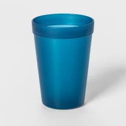 13.5oz Plastic Kids Tall Tumbler Blue - Pillowfort
