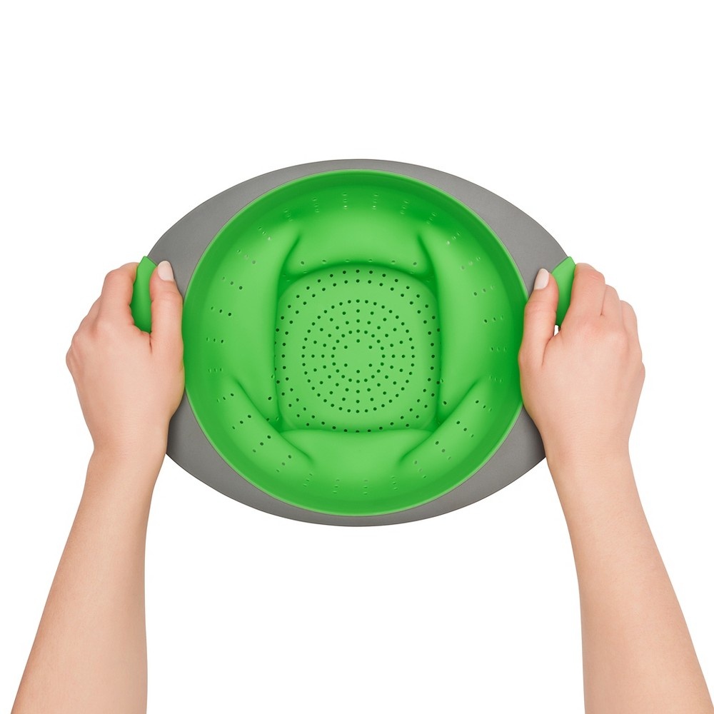 Oxo 3.5qt Colander With Handle Green : Target