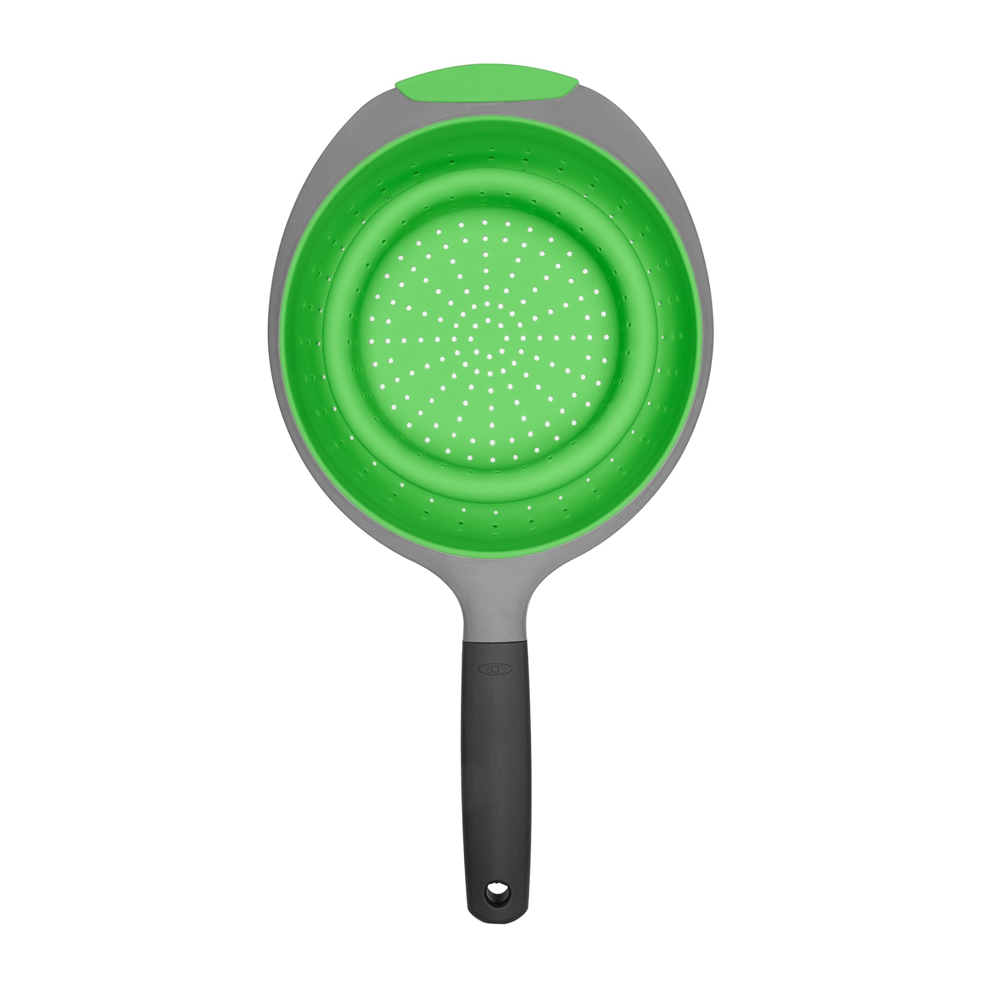 slide 1 of 5, OXO Colander Green, 2 qt