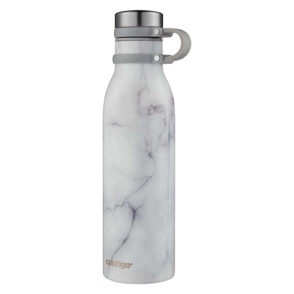 slide 2 of 4, Contigo Matterhorn ThermaLock Hydration Bottle White Marble, 20 oz