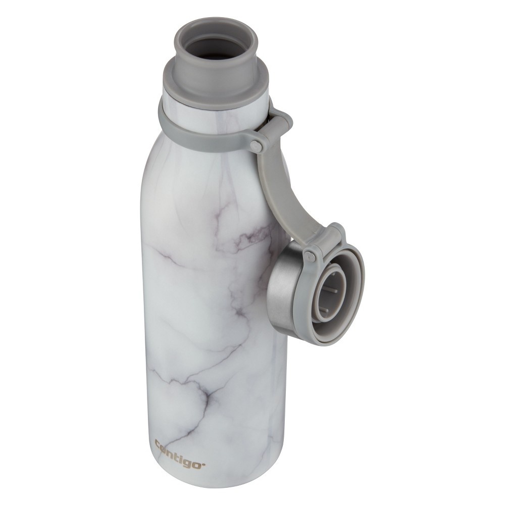 slide 4 of 4, Contigo Matterhorn ThermaLock Hydration Bottle White Marble, 20 oz