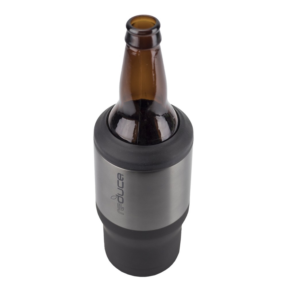 slide 5 of 5, Reduce 12oz Stainless Steel Drink Cooler Dark Gray, 12 oz