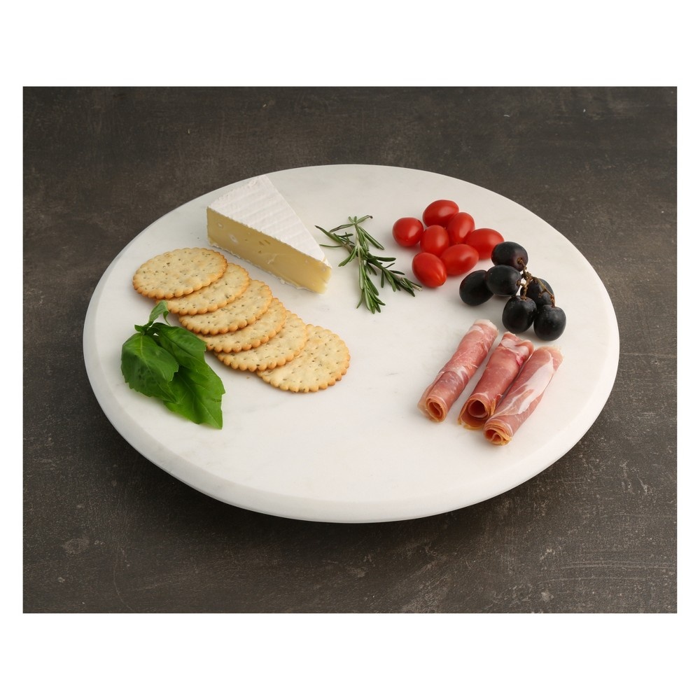 slide 2 of 2, Thirstystone 14" Round Marble Lazy Susan, 1 ct