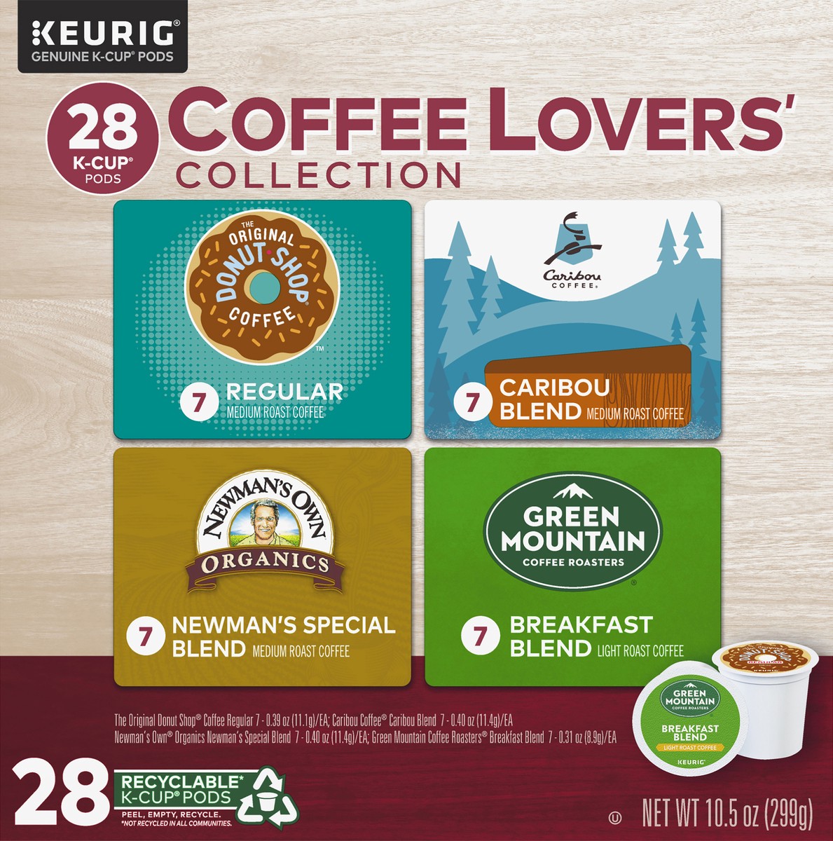 slide 5 of 9, Keurig K-Cup Pods Coffee Lover's Collection Coffee 28 ea Box, 28 ct