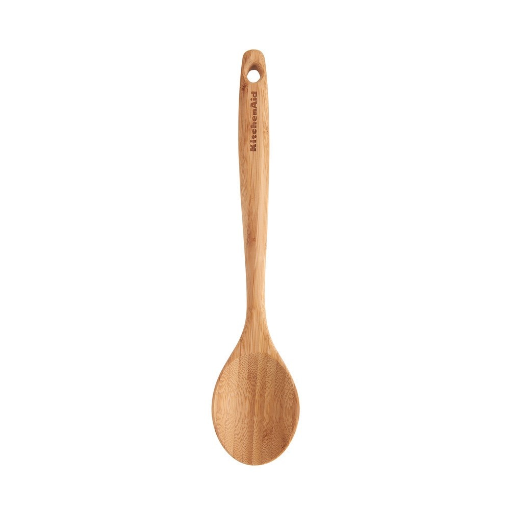 slide 1 of 1, KitchenAid Bamboo Solid Spoon, 1 ct