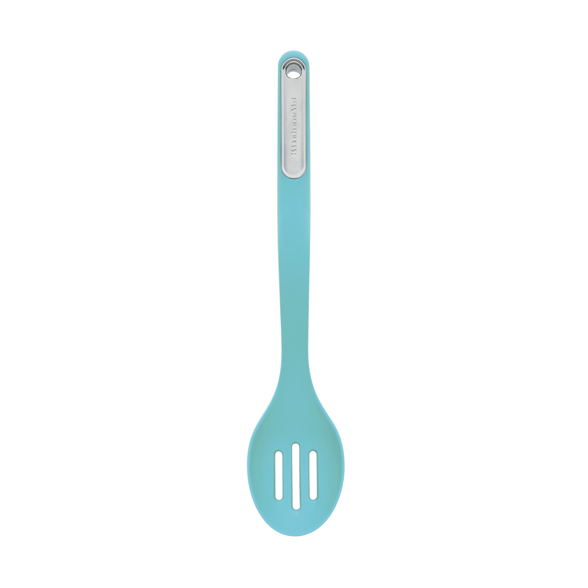 KitchenAid Silicone Slotted Spoon, Aqua Sky