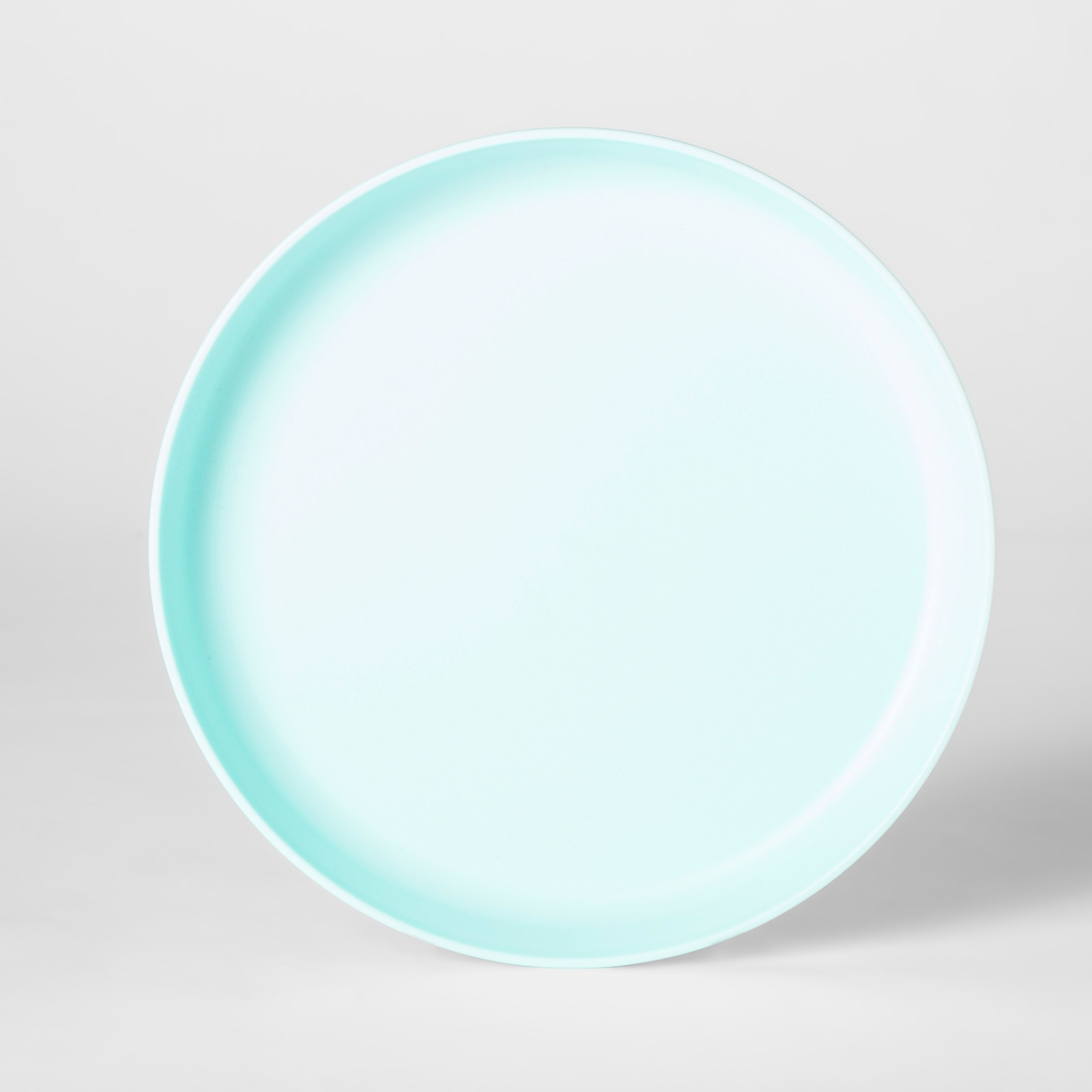 slide 1 of 2, 7.3" Plastic Kids Plate Light Blue - Pillowfort, 1 ct