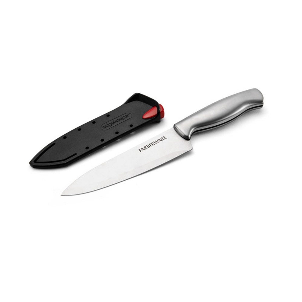 slide 2 of 3, Farberware Edgekeeper Chef's Knife with Stainless Steel Handle, 6 in
