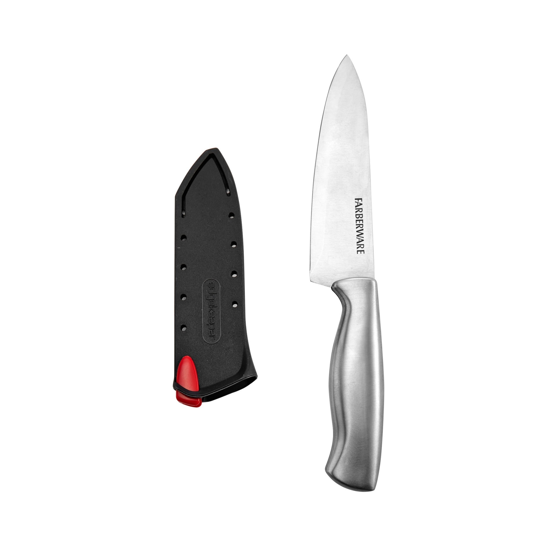 slide 1 of 3, Farberware Edgekeeper Chef's Knife with Stainless Steel Handle, 6 in