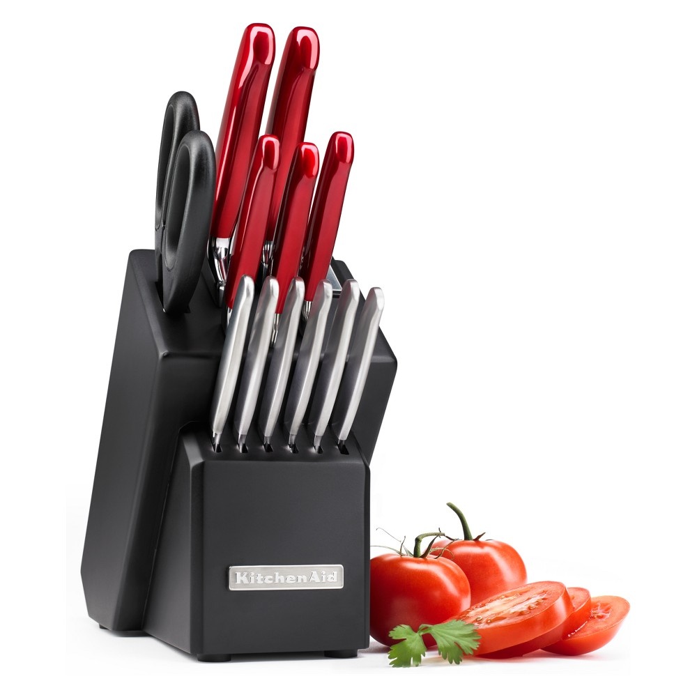 slide 3 of 3, KitchenAid Block Knife Set, 1 ct