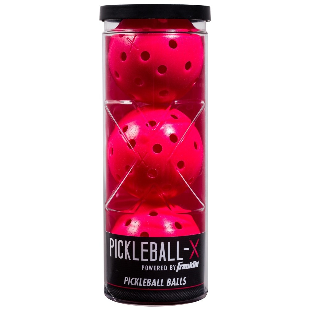 slide 3 of 5, Franklin Sports Professional Pickle Balls Pink, 3 ct