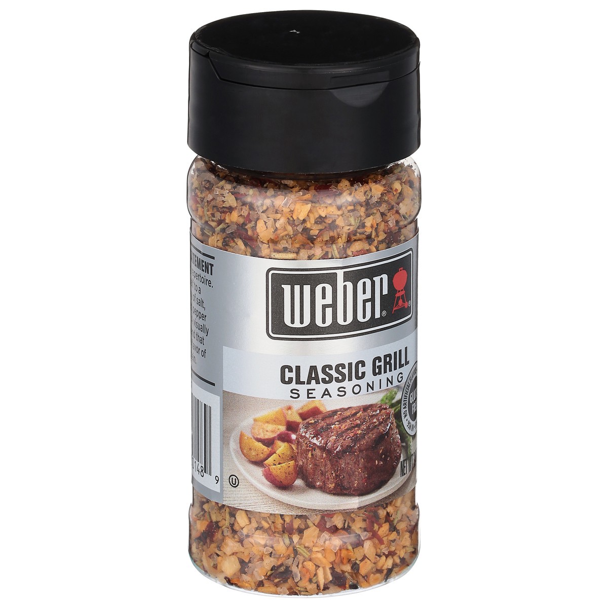 slide 3 of 9, Weber Classic Grill Seasoning, Kosher, 3.4 OZ, 3.4 oz