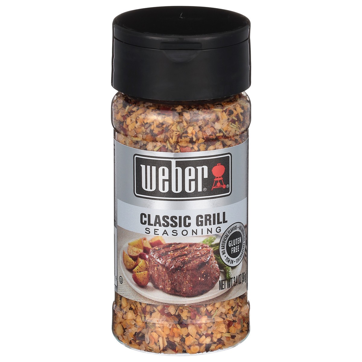 slide 6 of 9, Weber Classic Grill Seasoning, Kosher, 3.4 OZ, 3.4 oz