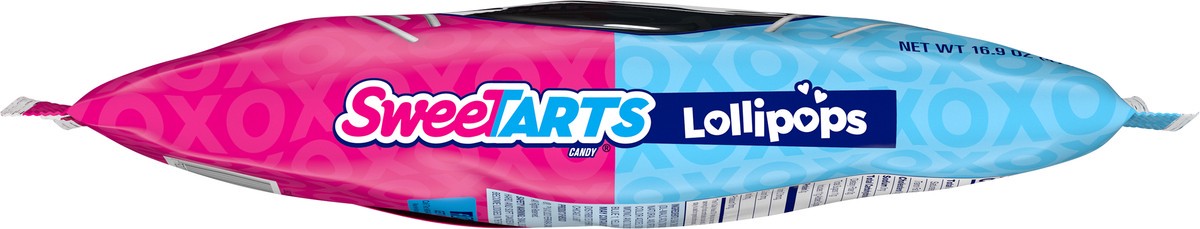slide 14 of 15, SweeTARTS Valentine's Lollipops 30 Count 16.9 Ounce Bag, 30 ct