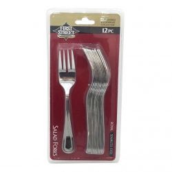 slide 1 of 1, First Street Royal Salad Fork, 12 ct