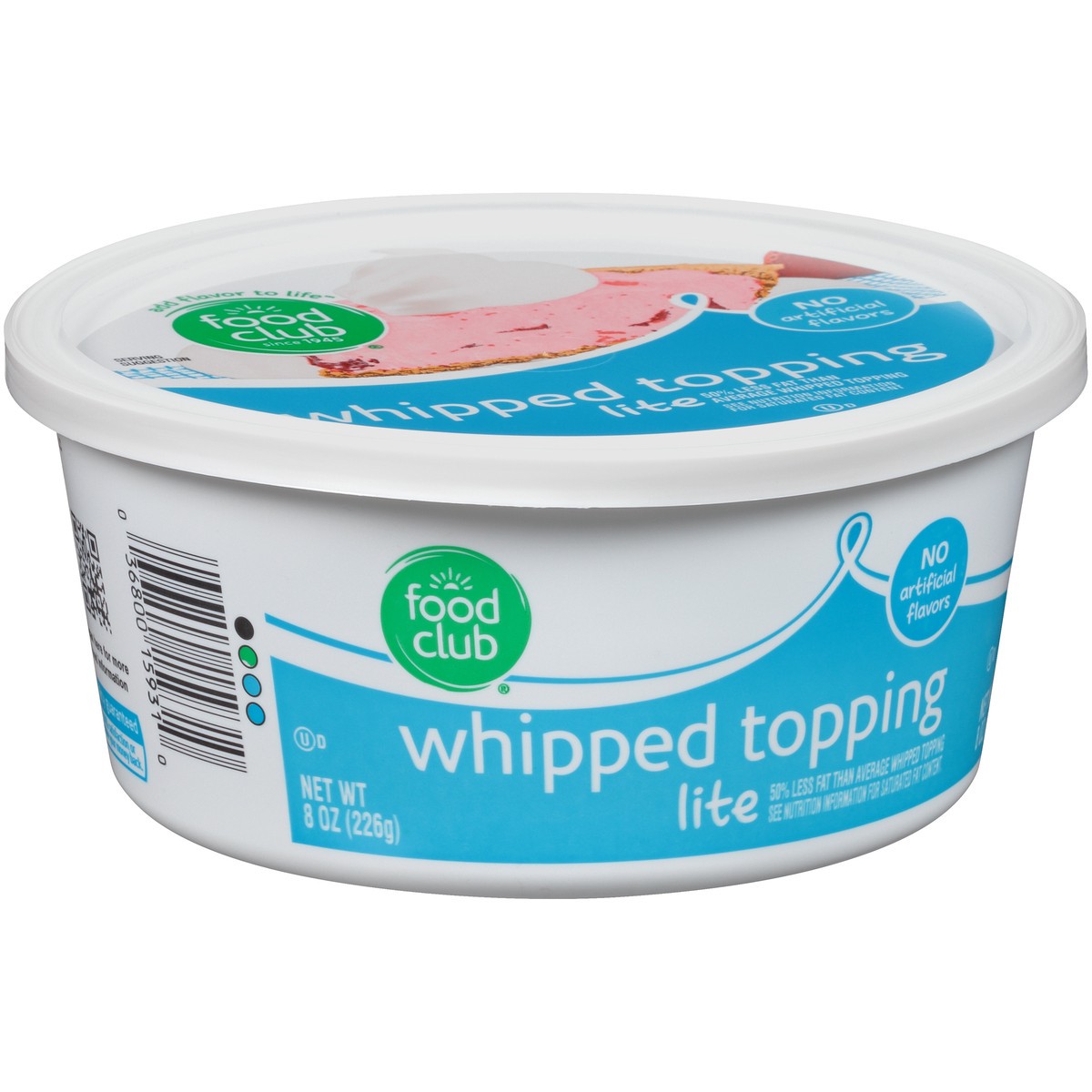 slide 7 of 10, Food Club Lite Whipped Topping, 8 oz