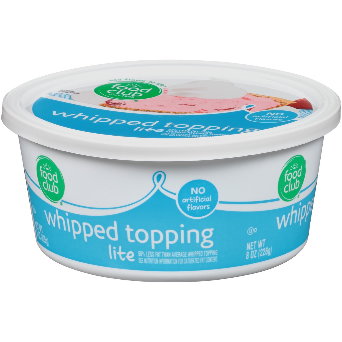 slide 5 of 10, Food Club Lite Whipped Topping, 8 oz