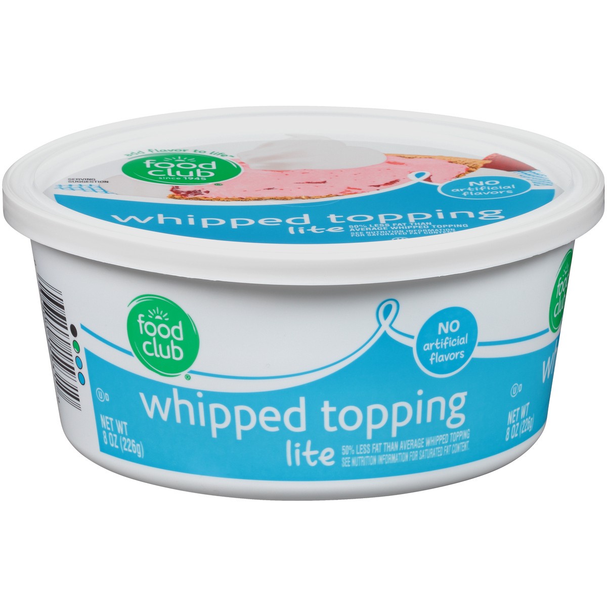 slide 1 of 10, Food Club Lite Whipped Topping, 8 oz