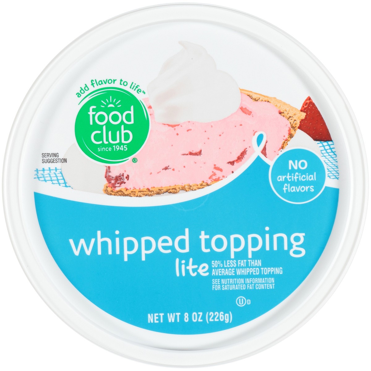 slide 4 of 10, Food Club Lite Whipped Topping, 8 oz