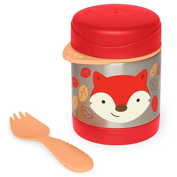 slide 2 of 5, Skip Hop SKIP*HOP Zoo Insulated Fox Food Jar, 1 ct