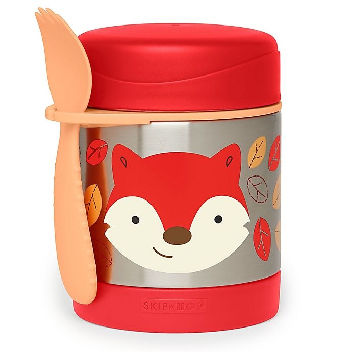 slide 1 of 5, Skip Hop SKIP*HOP Zoo Insulated Fox Food Jar, 1 ct