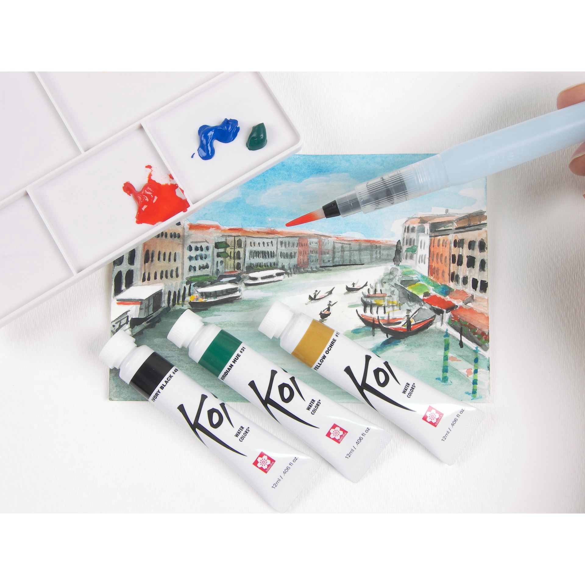 slide 3 of 4, Koi Water Colors 24 Color Fine Quality Watercolors, 0.17 fl oz