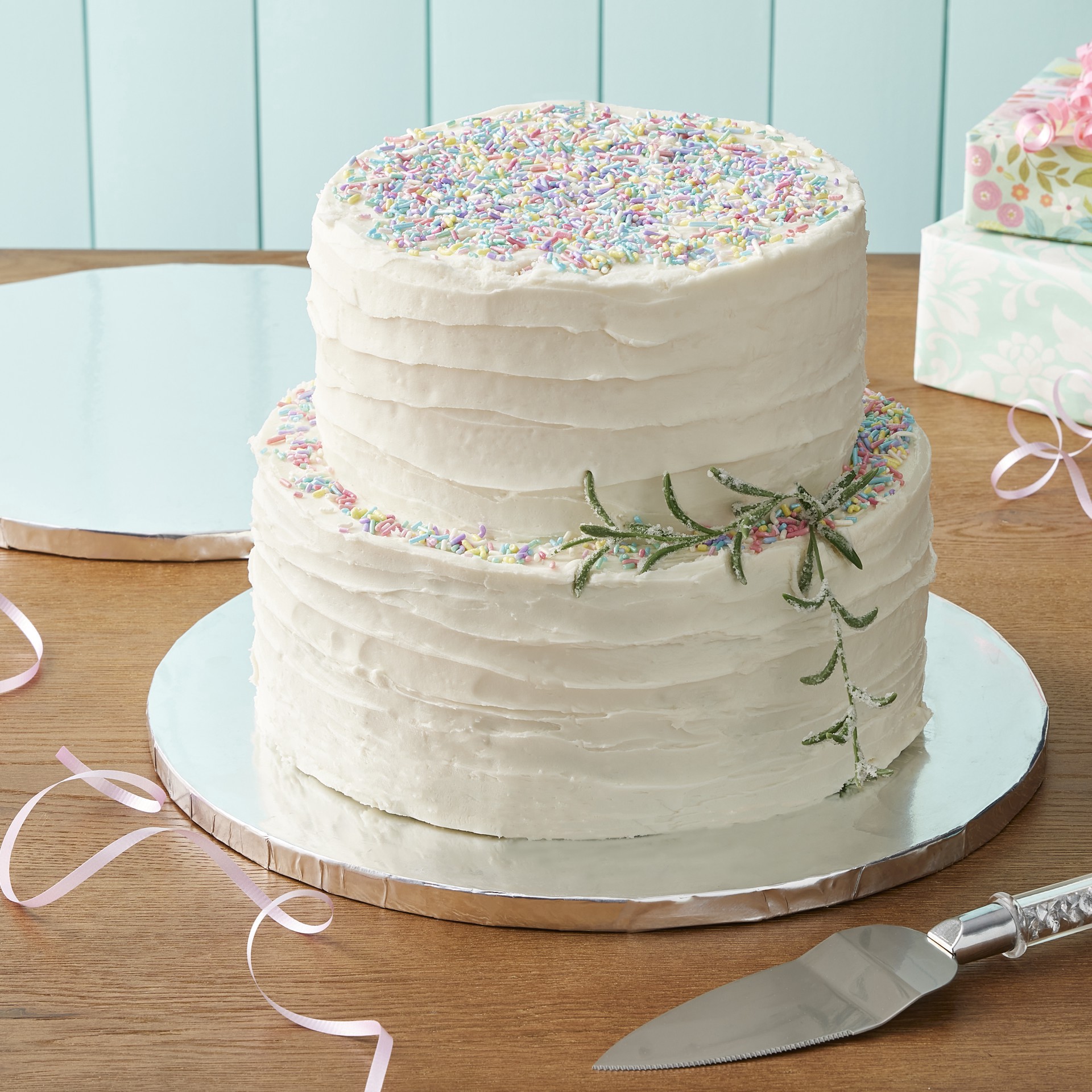 slide 4 of 4, Round Cake Bases By Celebrate It, 14 in