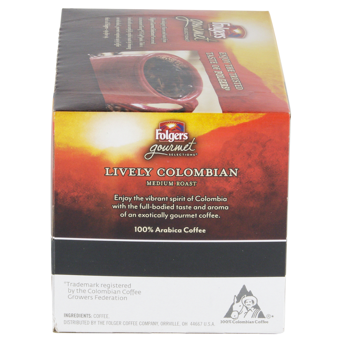 slide 2 of 6, Folgers Gourmet Lively Colombian Blend K-cups, 12 ct