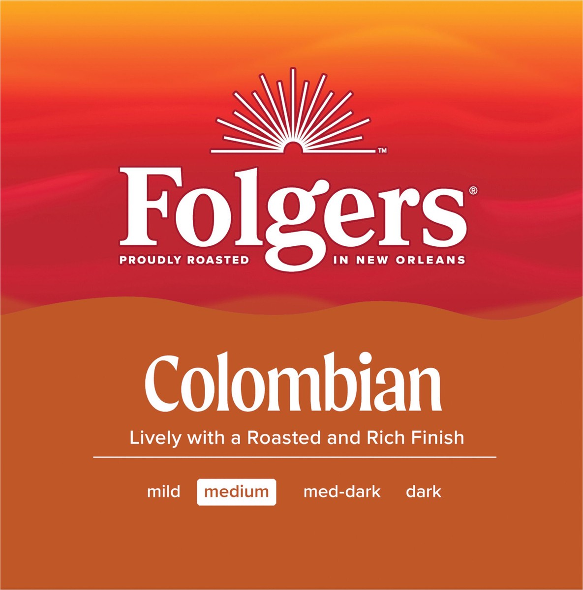 slide 6 of 8, Folgers Gourmet Lively Colombian Blend K-cups, 12 ct