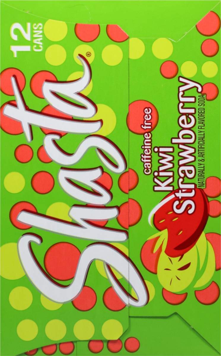 slide 4 of 9, Shasta Caffeine Free Kiwi Strawberry Soda - 12 ct, 12 ct